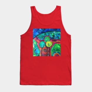 Green Hill collage Tank Top